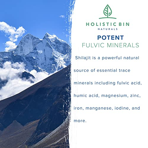 Foto 5 pulgar | Shilajit Powder Holistic Bin Himalayan Wildcrafted, 25 Porciones - Venta Internacional.