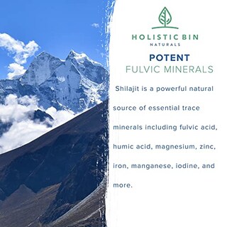 Foto 4 | Shilajit Powder Holistic Bin Himalayan Wildcrafted, 25 Porciones - Venta Internacional.