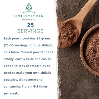 Foto 6 | Shilajit Powder Holistic Bin Himalayan Wildcrafted, 25 Porciones - Venta Internacional.