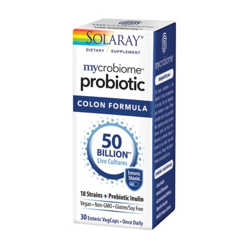 Foto 2 pulgar | Suplemento Solaray Mycrobiome Probiotic Colon 30 Cápsulas Vegetales X2 - Venta Internacional.