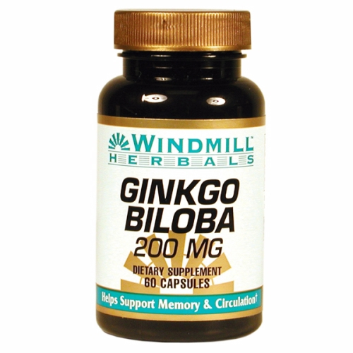 Foto 2 pulgar | Suplemento Windmill Health Ginkgo Biloba 60 Cápsulas (paquete De 6) - Venta Internacional.