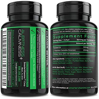 Foto 6 | Suplemento De L-teanina Smarter De 250 Mg Para El Estrés (paquete De 3) 150 - Venta Internacional.
