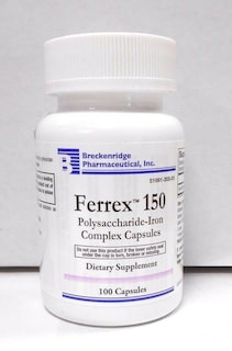 Foto 1 | Suplemento De Hierro Breckenridge Ferrex 150 Polisacárido 100 C - Venta Internacional.