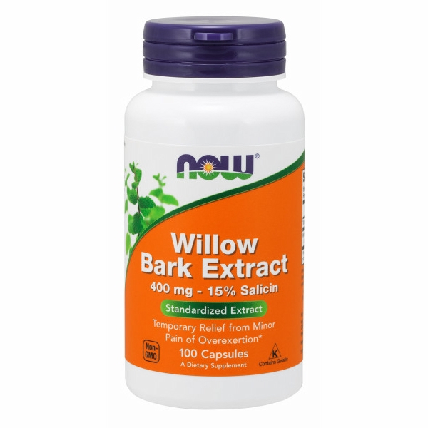 Corteza De Sauce Blanco Supplement Now Foods 100 Cápsulas (paquete De 4) - Venta Internacional.