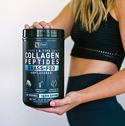 Foto 4 pulgar | Péptidos De Colágeno En Polvo Zeal Naturals 11 G 60 Porciones - Venta Internacional.