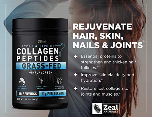 Foto 7 pulgar | Péptidos De Colágeno En Polvo Zeal Naturals 11 G 60 Porciones - Venta Internacional.