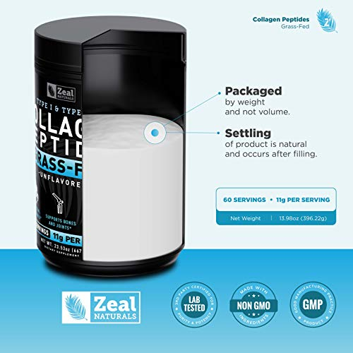 Foto 7 | Péptidos De Colágeno En Polvo Zeal Naturals 11 G 60 Porciones - Venta Internacional.