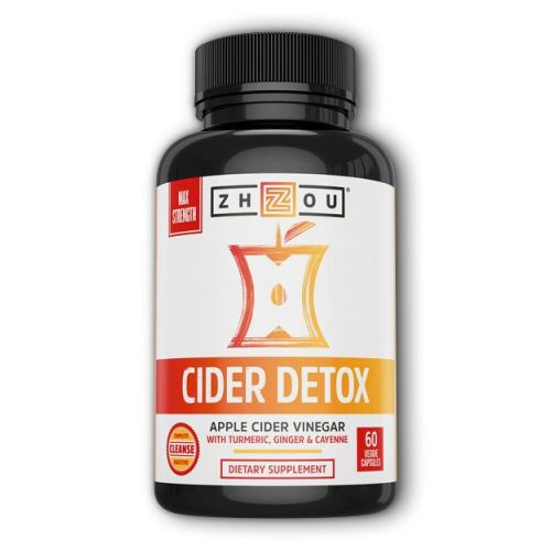 Foto 2 pulgar | Suplemento Zhou Nutrition Cider Detox, 60 Cápsulas Vegetarianas (x2) - Venta Internacional.