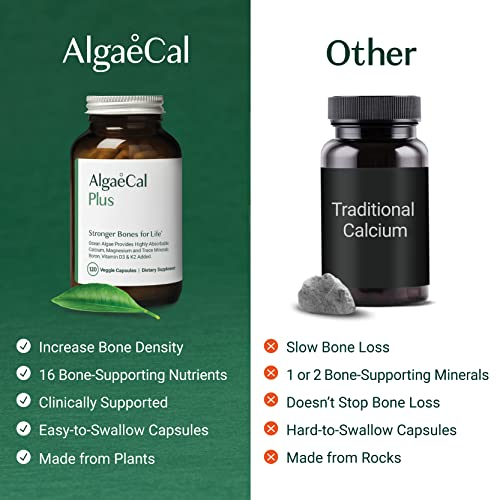 Foto 4 pulgar | Suplemento De Calcio Algaecal Plus Con Vitamina D3 Y K2 Durante 3 Meses - Venta Internacional.