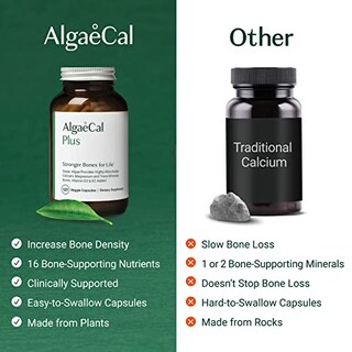 Foto 3 | Suplemento De Calcio Algaecal Plus Con Vitamina D3 Y K2 Durante 3 Meses - Venta Internacional.