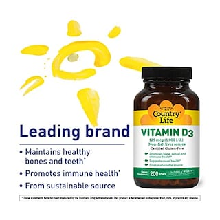 Foto 5 | Suplemento Country Life Vitamina D3 5000 Ui 200 Cápsulas Blandas - Venta Internacional.