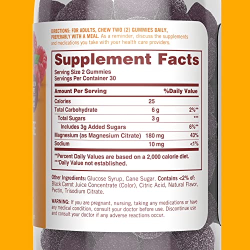 Foto 4 pulgar | Suplemento De Gomitas De Citrato De Magnesio Sundown 180 Mg X 60 - Venta Internacional.