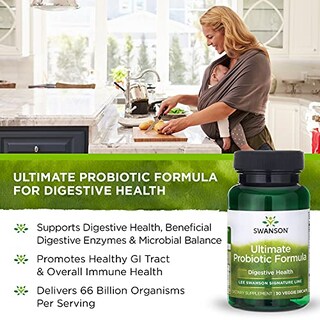 Foto 4 | Suplemento Swanson Ultimate Probiotic, 66 Mil Millones De Cfu, 30 Cápsulas - Venta Internacional.