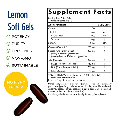 Foto 3 pulgar | Suplemento Nordic Naturals Omega Focus 60 Soft Gels - Venta Internacional.