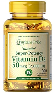 Foto 1 | Suplemento Puritan's Pride De Vitamina D3 50 Mcg (2000 Ui) 200 S - Venta Internacional.