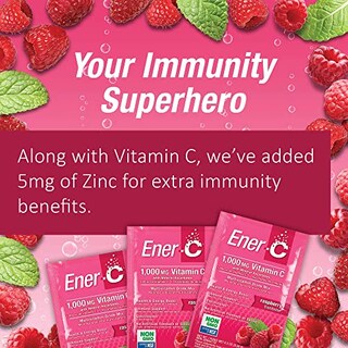Foto 5 | Mezcla de Bebida Ener-C Raspberry con 1000 mg de Vitamina C y Electrolitos - Venta Internacional