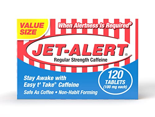 Foto 3 pulgar | Suplemento Jet-alert Cafeína en Tabletas De 100 Mg 120 Unidades - Venta Internacional