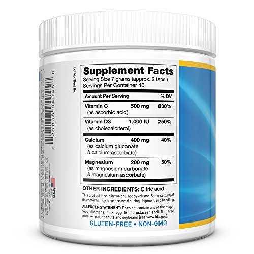 Foto 5 pulgar | Suplemento de Calcio Y Magnesio en Polvo Calmag Plus con Vitamina C - Venta Internacional