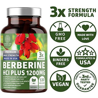 Foto 4 | Suplemento Number One Nutrition N1n Premium Berberine 1200 mg - Venta Internacional