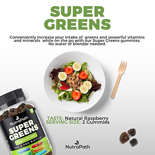 Foto 5 pulgar | Gomitas de Vitaminas Nutrapath Super Greens 60 Unidades Veganas - Venta Internacional
