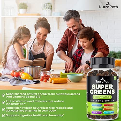 Foto 7 pulgar | Gomitas de Vitaminas Nutrapath Super Greens 60 Unidades Veganas - Venta Internacional
