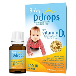 Foto 1 | Gotas de Vitamina D3 Ddrops 400 Ui para Bebés 2 Frascos de 2,5 ml C/U - Venta Internacional
