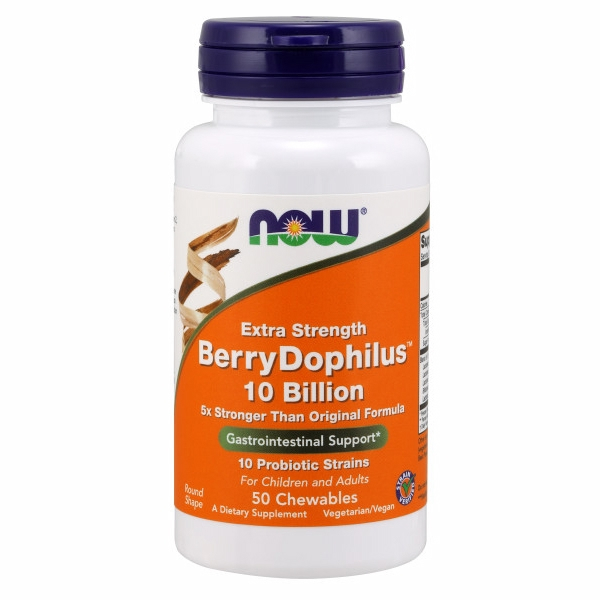 Foto 2 pulgar | Suplementos Now Foods Berry Dophilus 50 Comprimidos Masticables - Venta Internacional
