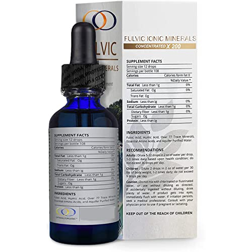 Foto 3 pulgar | Suplemento Optimally Organic Fulvic Ionic Minerals 60 Ml-Venta Internacional