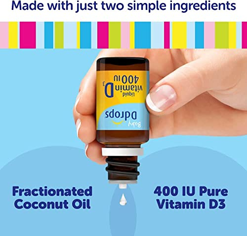 Foto 4 pulgar | Suplemento de Vitamina D Ddrops Baby 400 Ui 2 Frascos de 2.5 ml C/U - Venta Internacional