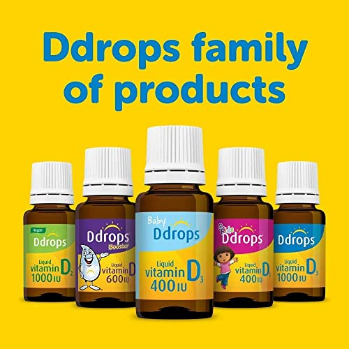 Foto 8 pulgar | Suplemento de Vitamina D Ddrops Baby 400 Ui 2 Frascos de 2.5 ml C/U - Venta Internacional