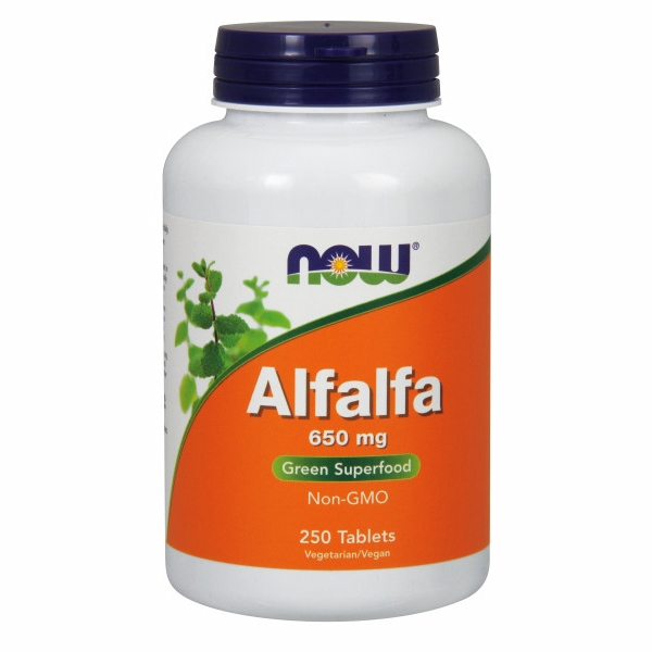 250 Comprimidos de Alfalfa Supplement Now Foods paquete de 2 - Venta Internacional