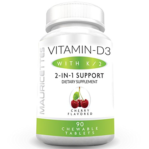 Foto 2 pulgar | Suplemento De Vitamina D3 K2 Masticable De Mauricette 90 Comprimidos - Venta Internacional