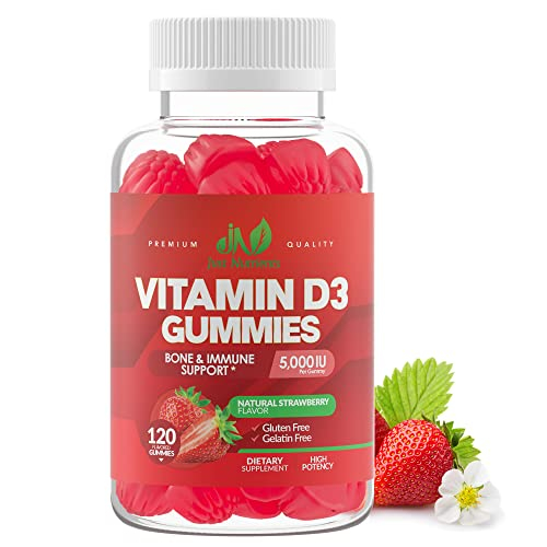Foto 2 pulgar | Gomitas De Vitamina D3 Just Nutrients 5000 Iu 10 000 Ui 120 Unidades - Venta Internacional