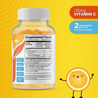 Foto 2 | Gomitas De Vitamina C Doctors Finest 250 Mg 90 Gelatinas Para Niños - Venta Internacional