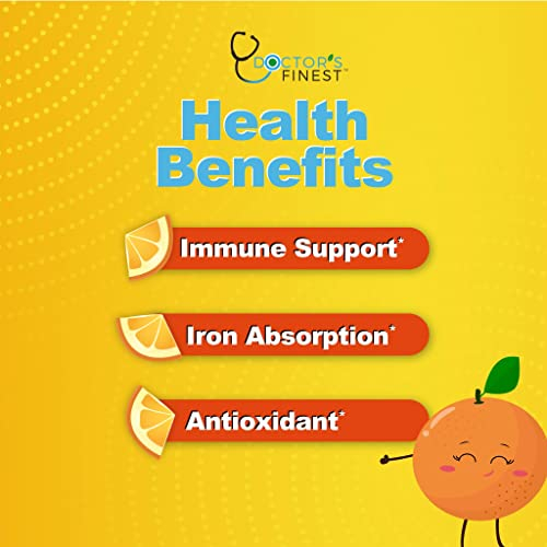 Foto 4 pulgar | Gomitas De Vitamina C Doctors Finest 250 Mg 90 Gelatinas Para Niños - Venta Internacional