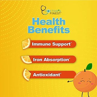 Foto 3 | Gomitas De Vitamina C Doctors Finest 250 Mg 90 Gelatinas Para Niños - Venta Internacional
