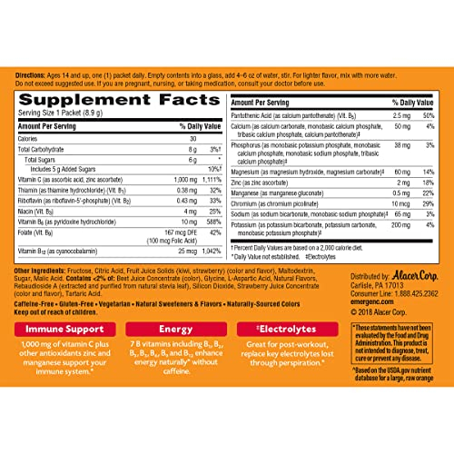 Foto 7 | Polvo Emergen C de Vitamina C 267 G Strawberry Kiwi-Venta Internacional