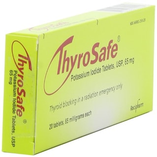 Foto 6 | Tabletas De Yoduro De Potasio Thyrosafe 65 Mg, 20 Unidades - Venta Internacional