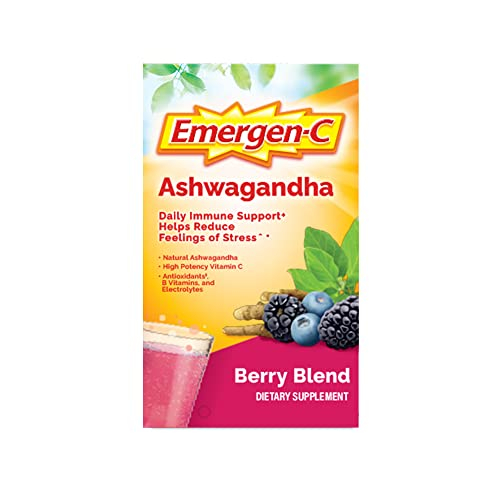 Suplemento Emergen-c Con Vitamina C Mezcla Para Bebidas De Ashwagandha 18 Unidades - Venta Internacional