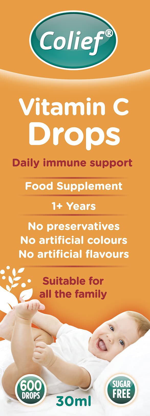 Foto 4 pulgar | Vitamina C Drops Colief: Apoyo Inmunológico Diario para Bebés - Venta Internacional