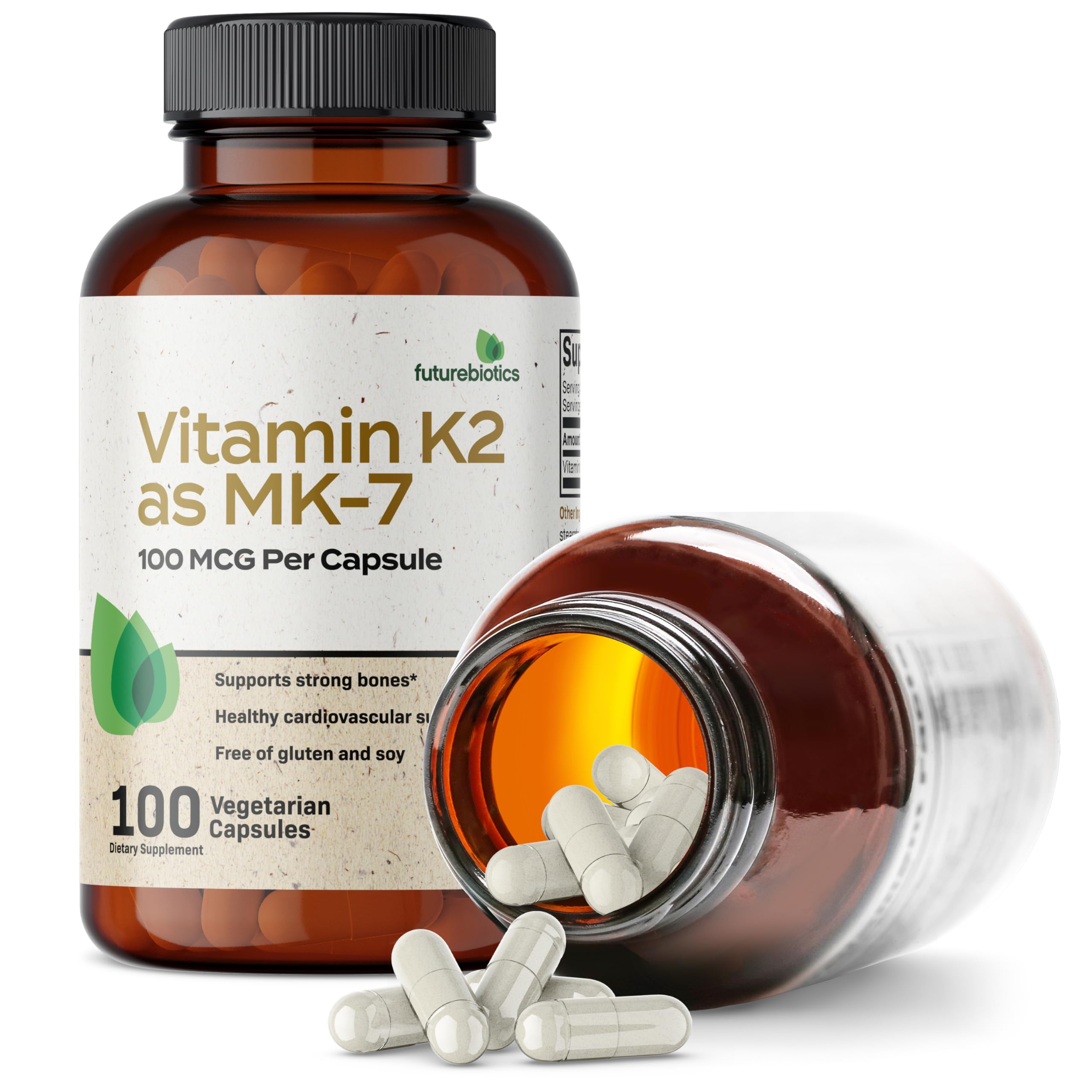 Foto 5 pulgar | Suplemento Futurebiotics Vitamina K2 100 Cápsulas-Venta Internacional