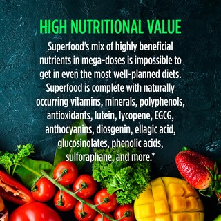 Foto 4 | Mezcla De Superalimentos En Polvo Biotest 18 Alimentos Integrales Bayas Y Frutas - Venta Internacional