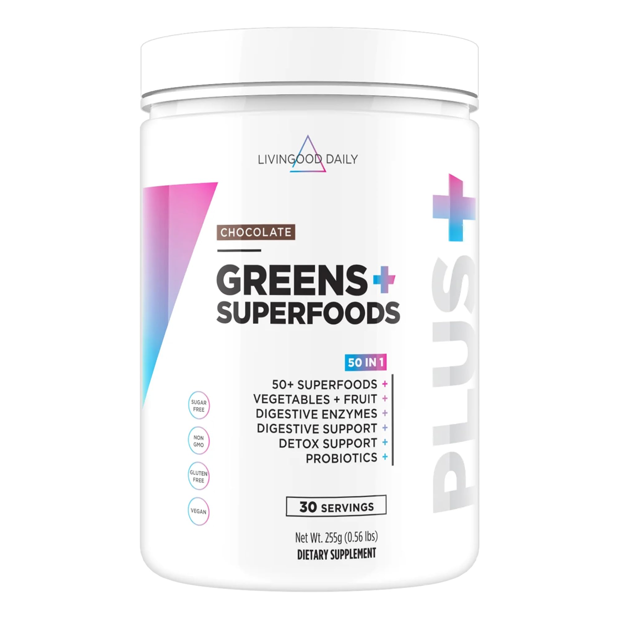 Foto 2 pulgar | Suplemento en Polvo Livingood Daily Greens+Superfoods 255 G-Venta Internacional
