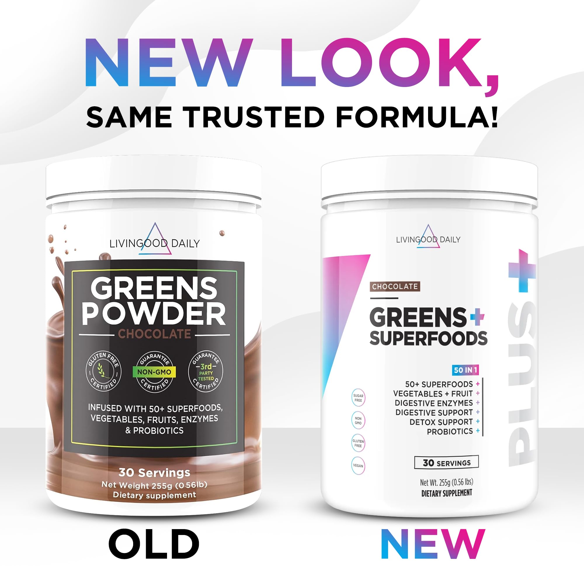 Foto 3 pulgar | Suplemento en Polvo Livingood Daily Greens+Superfoods 255 G-Venta Internacional