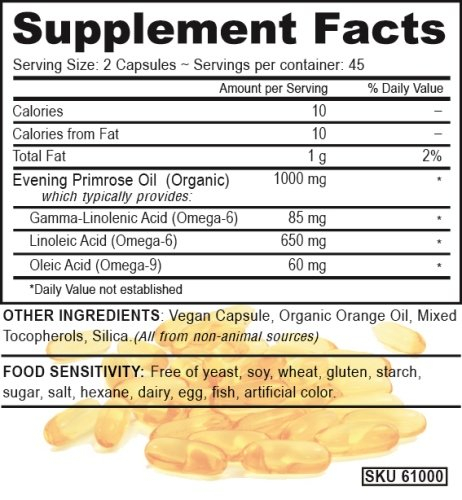 Foto 3 pulgar | Suplemento Deva con Vitaminas Veganas y Aceite de Onagra 90 Cápsulas - Venta Internacional