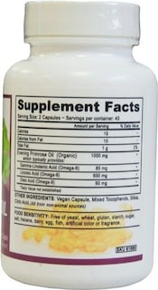 Foto 3 | Suplemento Deva con Vitaminas Veganas y Aceite de Onagra 90 Cápsulas - Venta Internacional