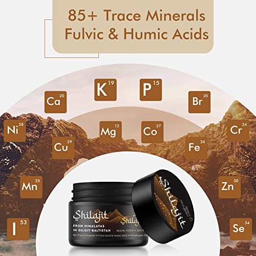 Foto 5 pulgar | Resina De Shilajit Hima Shilajatu 85+ Minerals 30 Ml - Venta Internacional