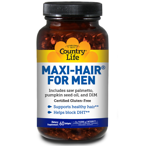 Foto 2 pulgar | Suplemento Country Life Maxi Hair para Hombre 60 Tabletas X 6 - Venta Internacional