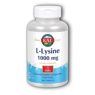 Foto 1 | Suplemento Kal L-lisina 100 Comprimidos paquete de 6 - Venta Internacional