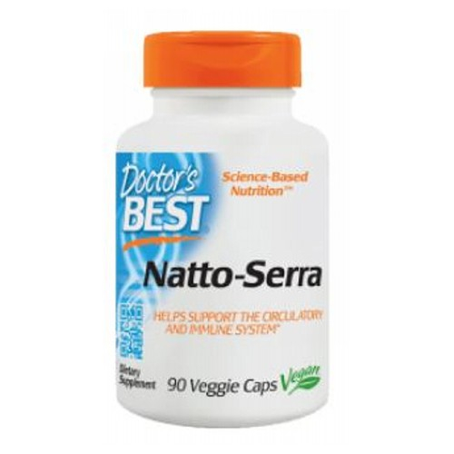 90 Cápsulas Vegetarianas Natto-serra Supplement Doctors Best - Venta Internacional